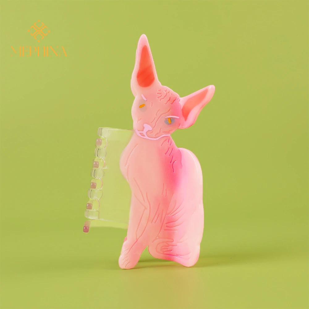 

MEPHINA Animal Series Hair Claw Clips Cat Hair Claws Unique Shark Clips Sphynx Hair Claw Classy Hair Clip Accessories for Women