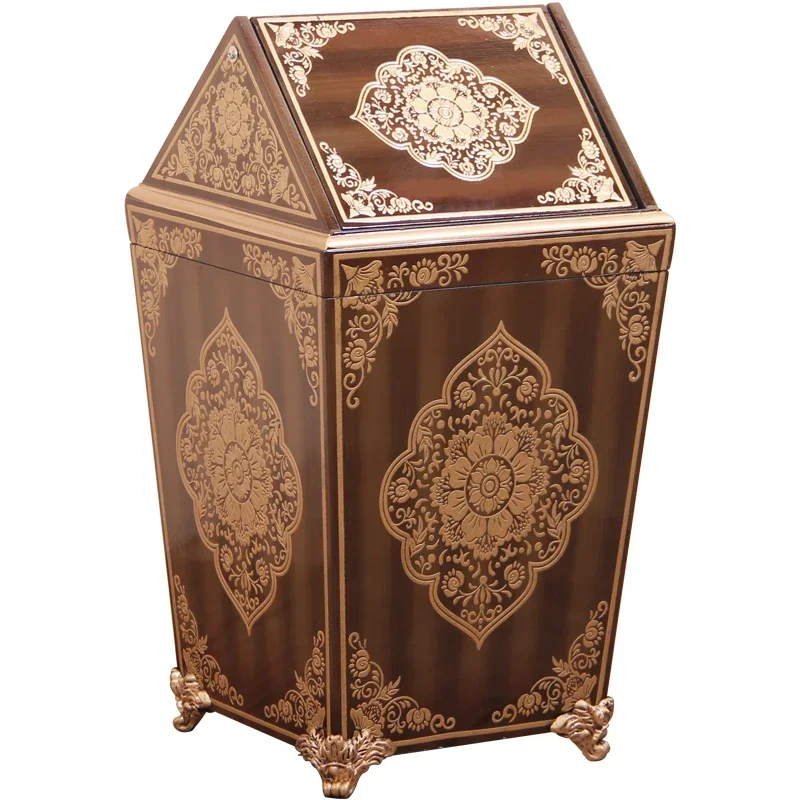 المبيعات الساخنة سلة المهملات النمط الأوروبي، غرفة المعيشة المغطاة بالمنزل، الحمام الرجعية، المطبخ، غرفة المعيشة على الطراز الأمريكي