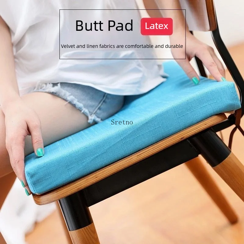 Customized Natural Latex Cushion for Sedentary Work, Office Chair Car Seat Cushions Bay Window Sofa Cushion Thickness Cojines