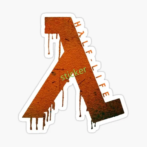 Creativity Half Life Lambda Symbol Decals Car Stickers Scratch-Proof Vinyl Accessories Waterproof Decoration
