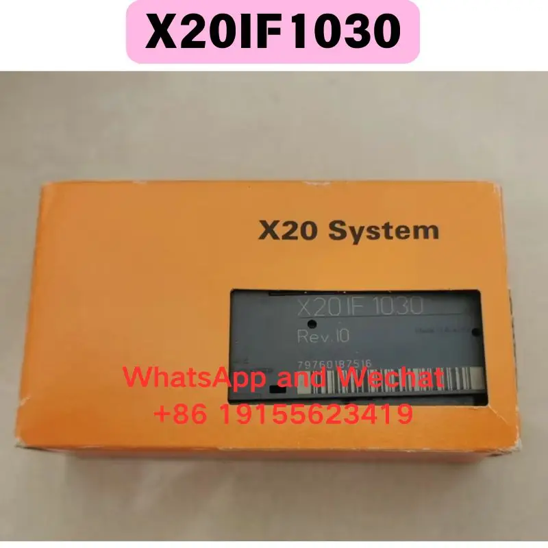 

Совершенно новый оригинальный модуль X20IF1030. Функциональный тест. Быстрая доставка.