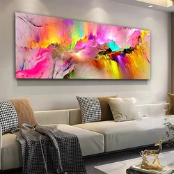 Diamond Painting Extra Large Size Abstract Color Cloud Diy Full Mosaic Embroidery Natural Scenery Picture Living Room Decoration