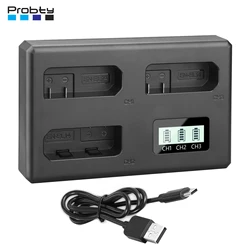 EN-EL14 EN-EL14a Triple Slot Battery Charger for Nikon D5600, D3200, D3500, D3300, D3400, D3100, D5100, D5200, D5300, DF
