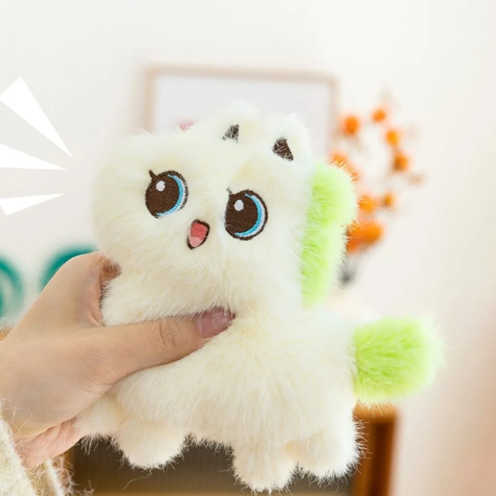 

Press To Sound Pony Plush Pendant PP Cotton Fluffy Horse Plush Keychain Portable Collection Horse Plush Doll Keyring