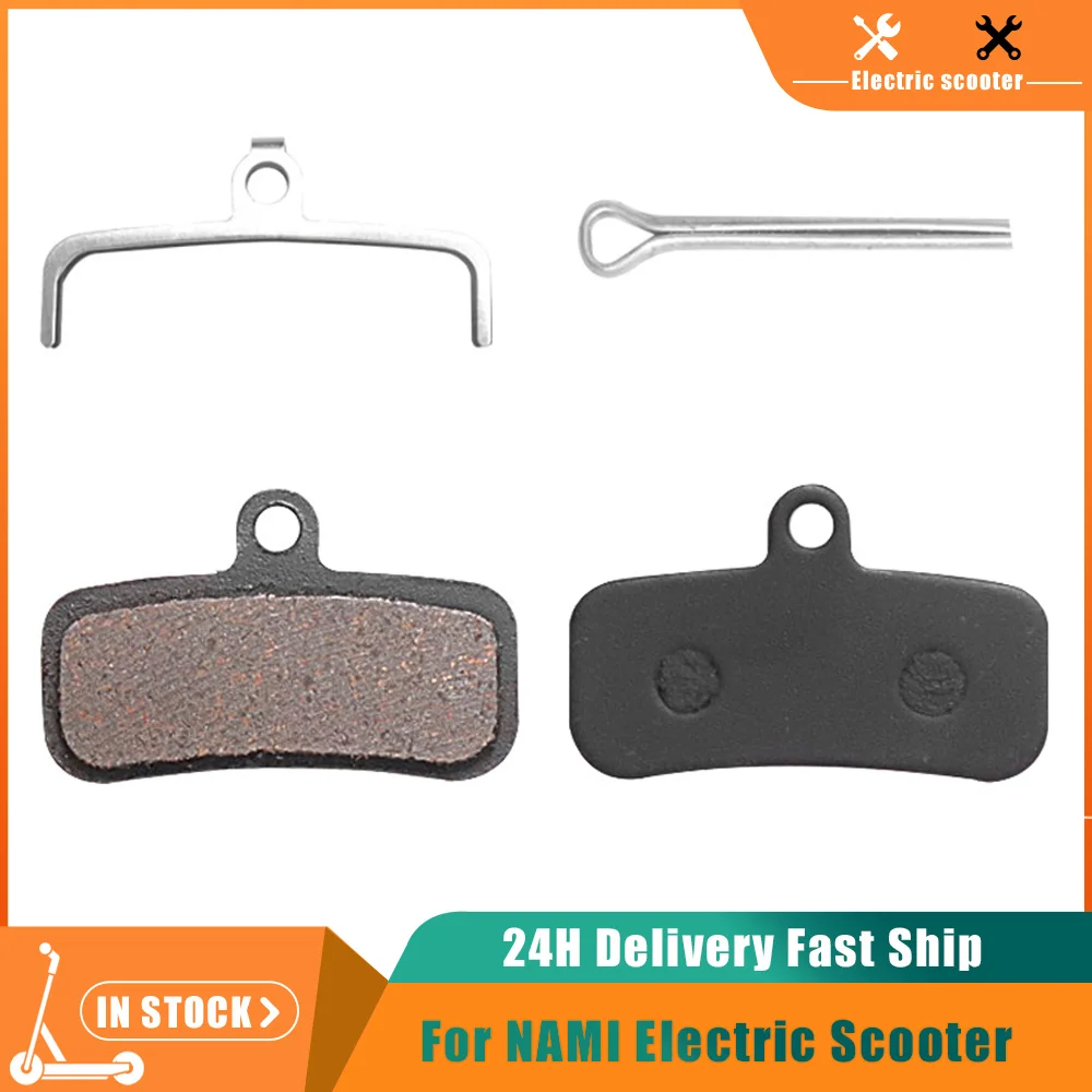 Electric Scooter Disc Brake Pads for NAMI 72V 32Ah/40Ah BURN E2 MAX 11 inch Electric Scooter Semi Metal Brake Pad