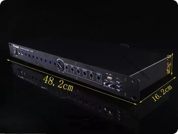 Audio Preamp Equalizer With Karaoke Function Heavy Bass SUB Output Upgrade For Old Power Amplifier Sound Quality