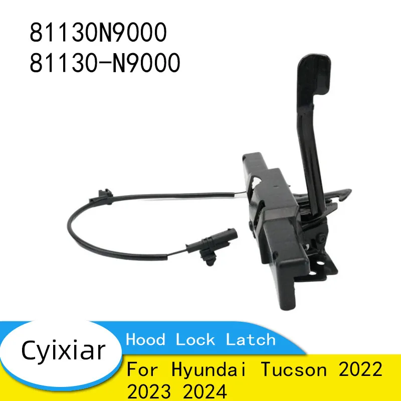 

81130N9000 81130-N9000 Защелка замка капота автомобиля 1 шт. для Hyundai Tucson 2022 2023 2024