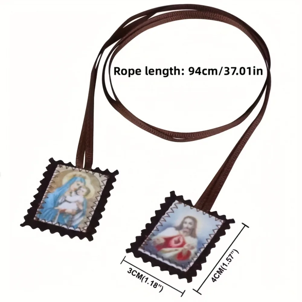 10/5/1pcs Catholic Stations Rosary Calvary Mary Prayer Necklace for Christian Devotional Wedding Favors for Guests view 6