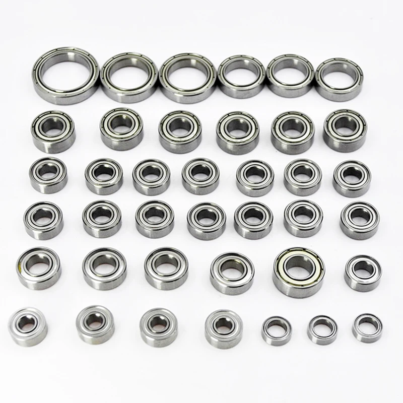 39Pcs Miniature Bearing Kit for TRX-4 TRX4 Bronco 1/10 RC Crawler Car Parts Accessories Replacement Upgrade Bearings