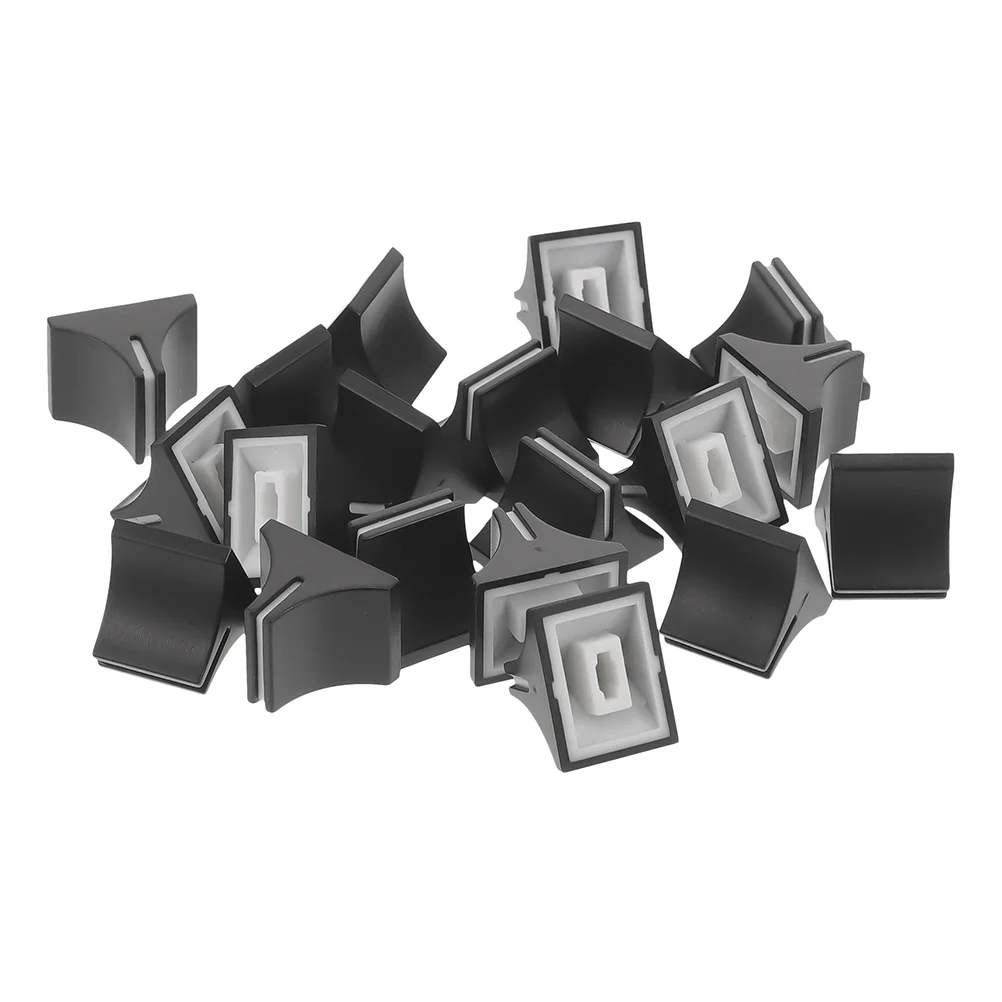 30 قطعة قبعات دفع المنزلق الجهد ترويسة قبعات خلاط استبدال وحدة التحكم التحكم الصوتي المقابض وحدة التحكم خلاط المنزلق ترويسة المقابض