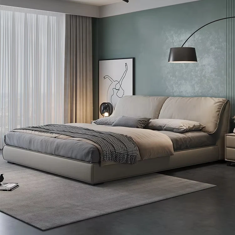 xx-Modern Full-Size Storage Bed with Wood Frame and Microfiber Fabric Upholstery-Eco-Friendly Home Bedroom Furniture&