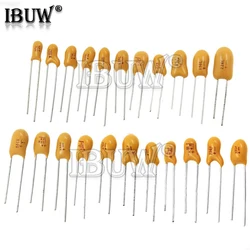 5PCS Tantalum Capacitor 16V 20V 25V 35V 50V 0.1UF 0.22UF 0.33UF 0.47UF 100UF 220UF 1UF 2.2UF 4.7UF 10UF 15UF 22UF 47UF DIP IBUW