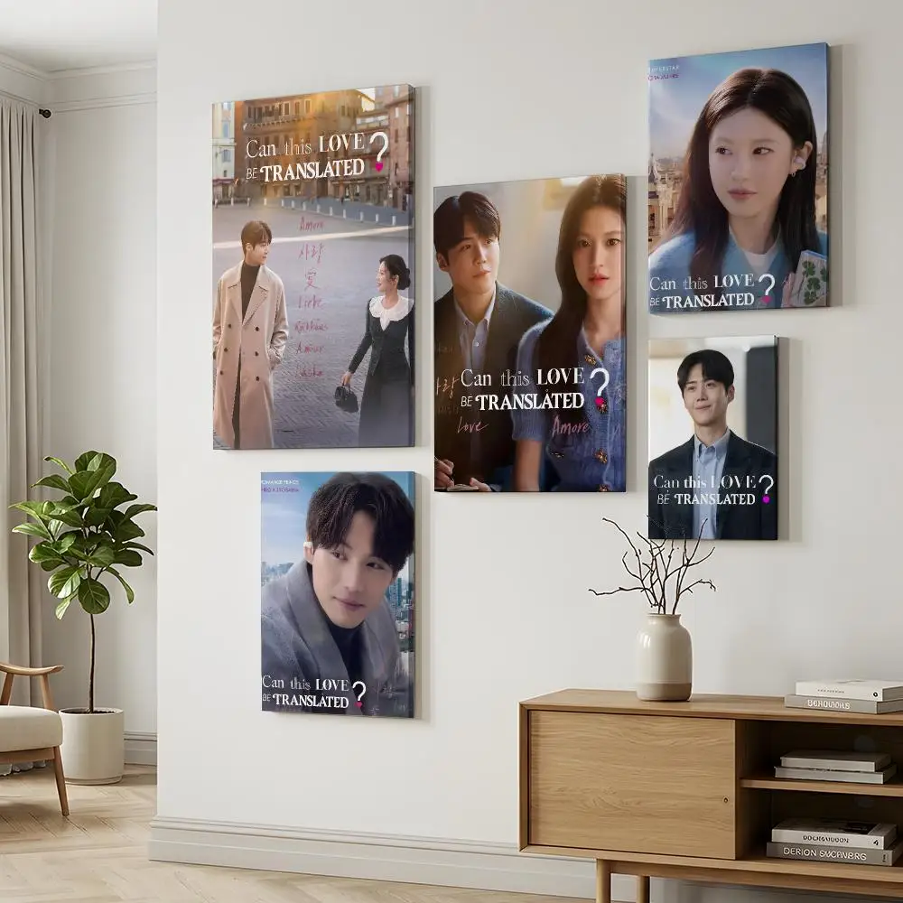 TV C-Can This Love Be Translated Poster Durable Painting Canvas Poster Wall Hanging Home Interior Decoration Art Mural Gift