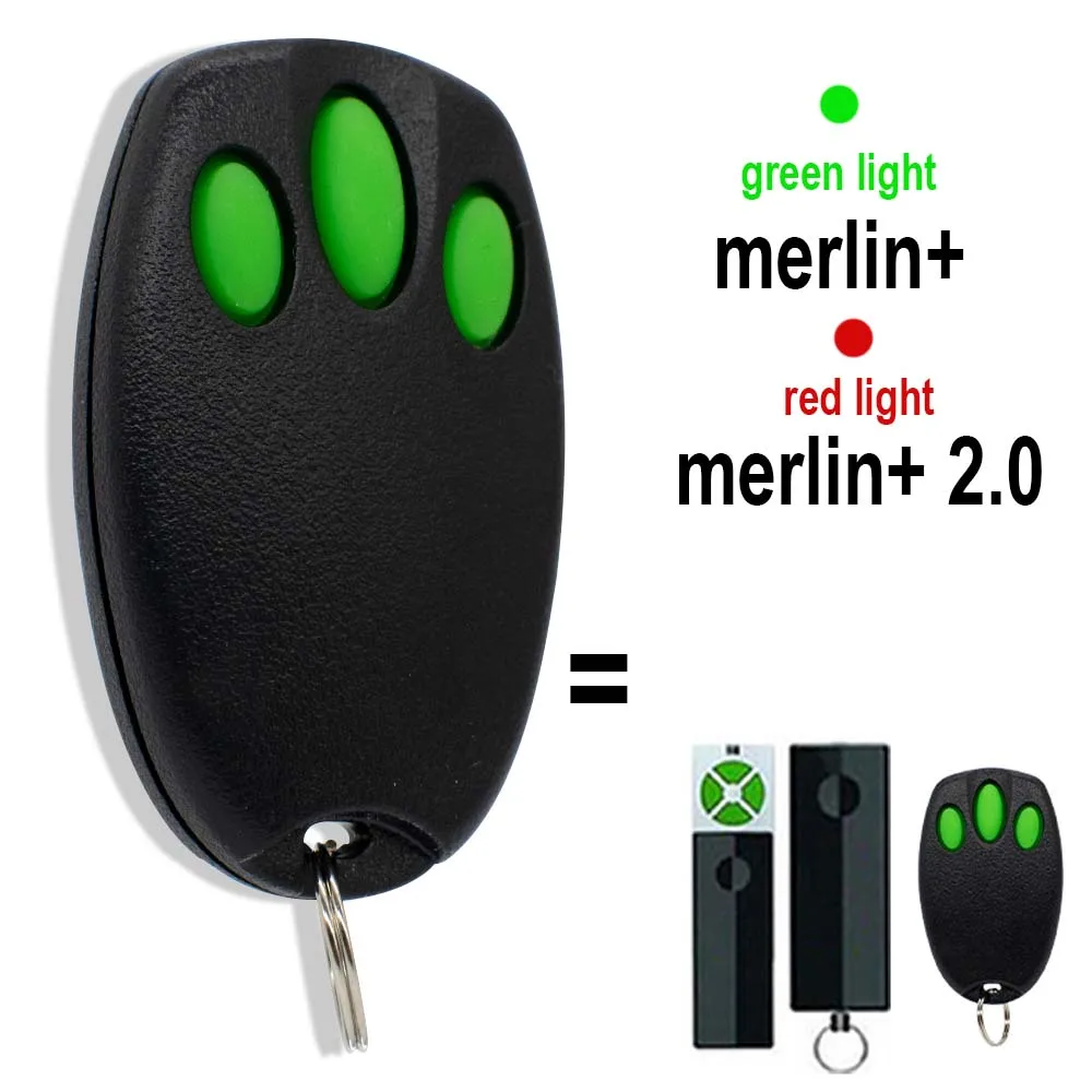 For Merlin+ 94335E Merlin+2.0 E940M E945M E950M E943M E960M Remote Control Compatible MR850EVO MR855MYQ MR550EVO Transmitter