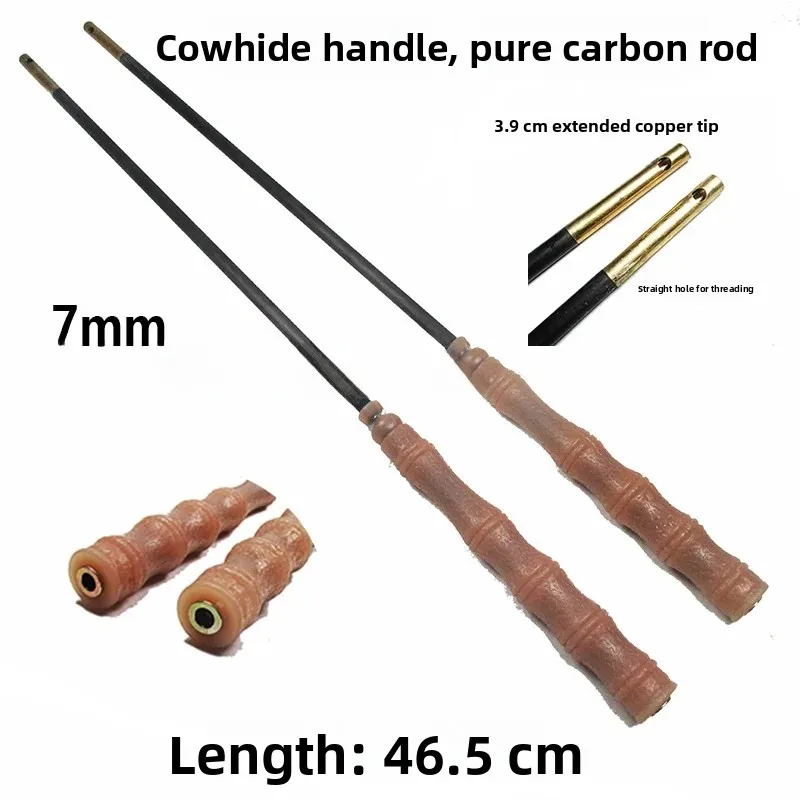 bastone-professionale-in-fibra-di-carbonio-pura-con-manico-in-tendine-di-toro-testa-singola-antiscivolo-estensione-in-rame-e-nodo-in-bambu
