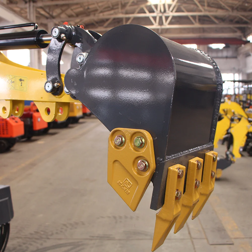 0.8 ton mini escavadeira agrícola ensacadora pequena uso doméstico escavadeira de esteira hidráulica de alta potência YG-08 mini escavadeira personalizada