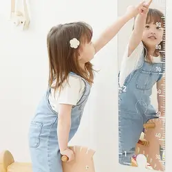 Puzzle Mirror Growth Chart Ruler Shatterproof Acrylic Height Measurement Mirror Ruler Wall Decoration Full Body Mirror