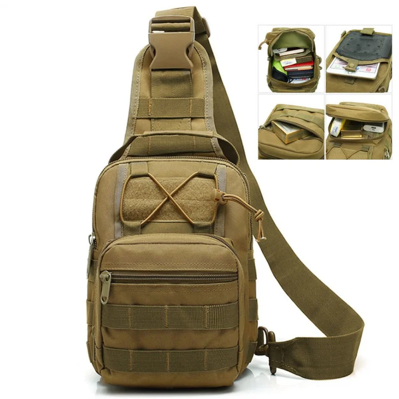 OutdoorTactical Sling Sport Travel Chest Bag Shoulder Bag For Men Crossbody Bags Hiking Camping Equipment