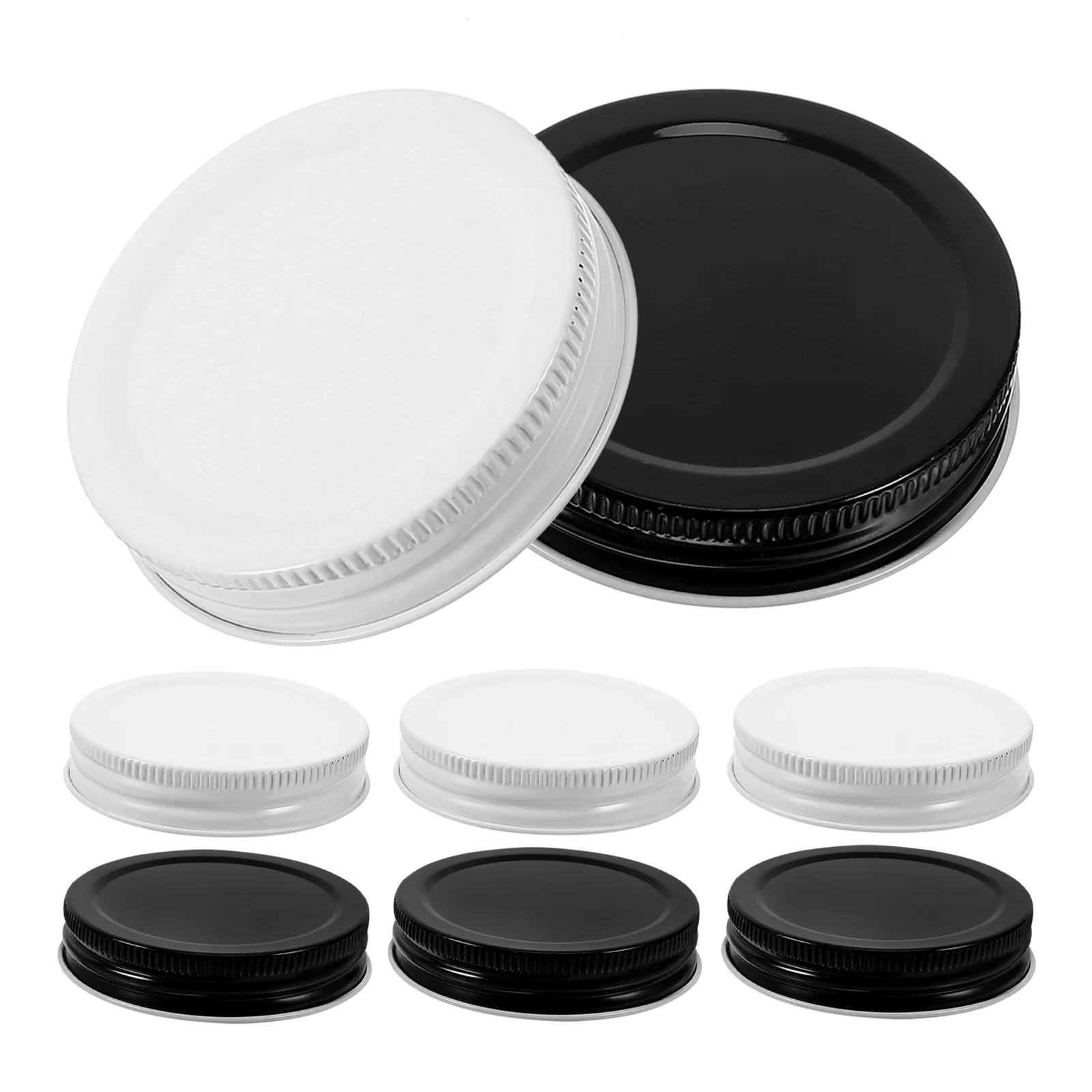 

8Pcs Sturdy Iron Jar Lids Perfect Workmanship Good Sealing Performance for Jars Dried Foods Fruits Vegetables Jar Lid
