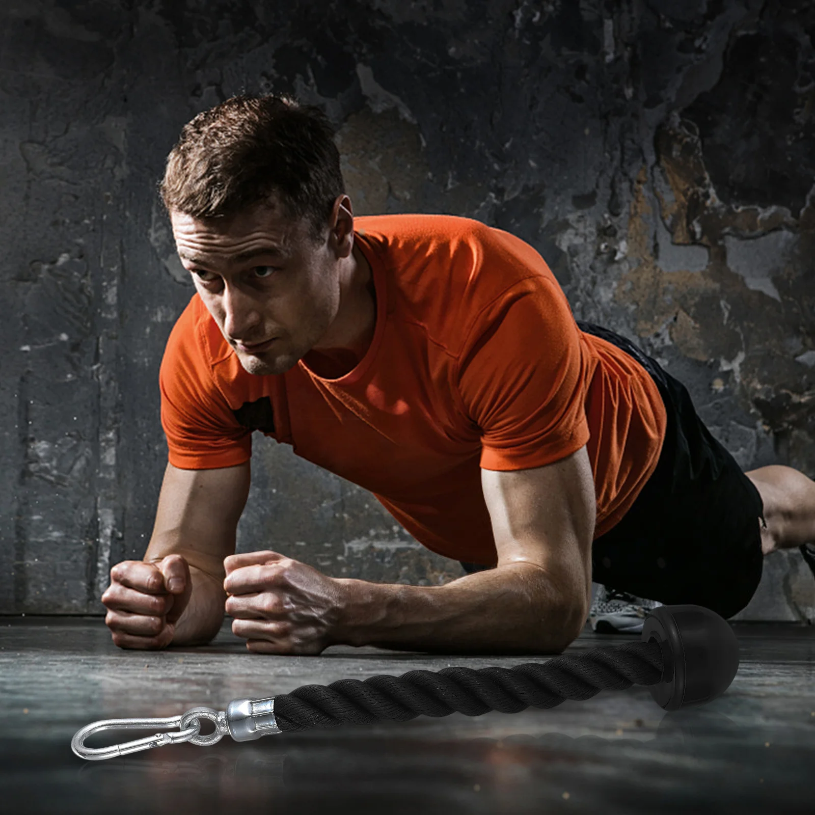 

1Set Tricep Rope for Strength Training High-Quality Nylon and Steel Fitness Equipment for Biceps Back Shoulders ABS Workout Pull