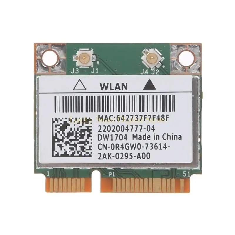 T3EE BCM943142HM DW1704 WIFI CARD BT4.0 2.4+5G 1500M 802.11A/B/G/N WIFI sem fio Mini PCI-E Cartão para 5323 7720 5720 5420