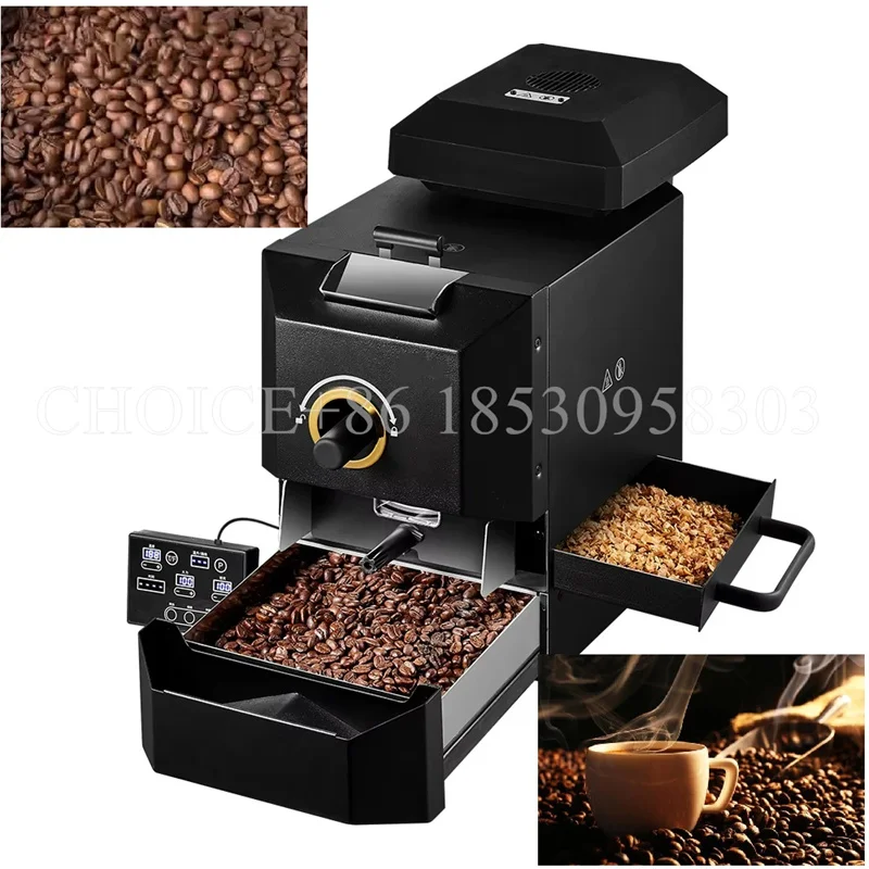 Electric Home Use Stainless Steel Coffee Roaster Machine Smokeless Coffee Roaster Machine 110/220V Coffee Bean Roasting Machine