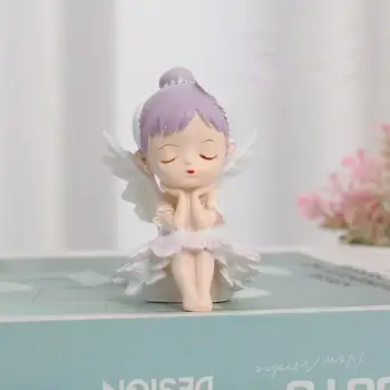 卡通女孩芭蕾舞天使雕像,可愛裝飾桌面擺件,迷你芭蕾舞女孩,可愛儀表板裝飾 8 最佳銷售 天使裝飾 - №1