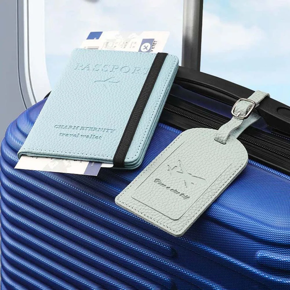 

Large Capacity RFID Passport Holder Elastic Strap Wallet Credential Storage Bag Handbag Coin Purse Portable Passport Cover Men