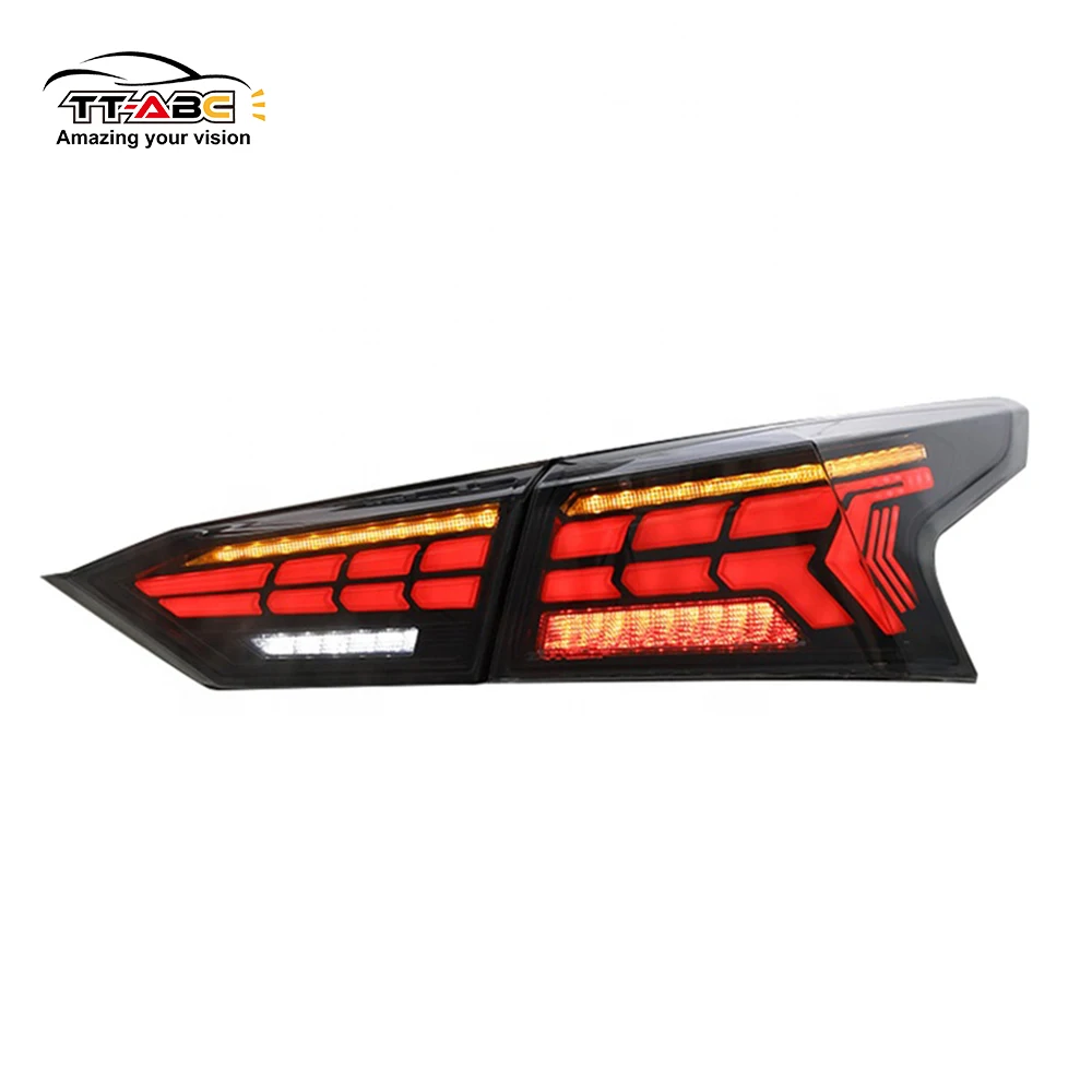 

TT-ABC Car Led Taillight For Nissan Altima Teana 2019 2020 2021 Smoked Red 12V Rear Running Light