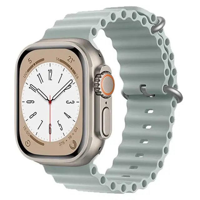 Ocean Strap für Apple Watch Armband Ultra 3 2 49mm 44mm 40mm 45mm 41mm 46mm Silikon Correa Armband iWatch Series 7 6 SE 8 9 10 11