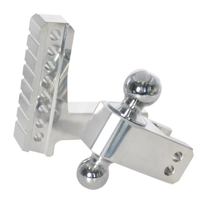 Refit Tow Hook Parts Accessories Adjustable 2-5/16 Inch Aluminum Alloy Forging Trailer Hitch Ball Mount 12500 Lbs Load Capacity