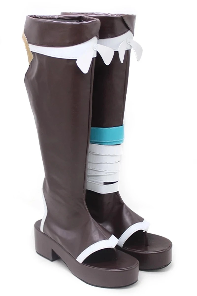 Spel Genshin Impact Gorou Cosplay Vrouwen Schoenen Laarzen Rekwisieten Halloween Feestaccessoires Maatwerk Goedkoop