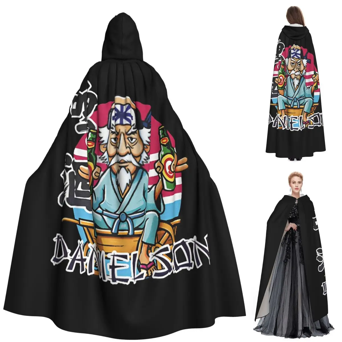 

Длинный плащ с капюшоном Mashtag Brady Merch, средневековый костюм ведьмы, накидка для косплея, пальто на Хэллоуин для взрослых, унисекс