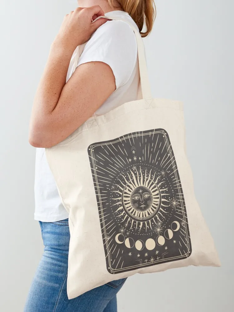 

The Sun and the Moon Tote Bag tote bag men's the tote bag cute pouch free delivery bags