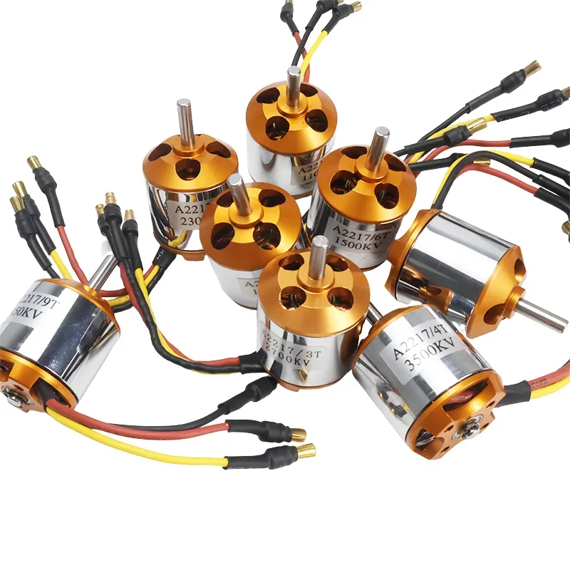 SkyDEl4PCS A2217 1100KV 1500KV 2700KV Outrunner Brushless Motor For RC Aircraft Plane FPV Quadrocopter Multi-copter Expand