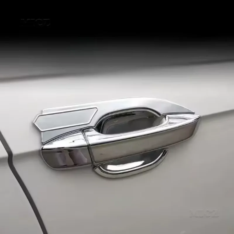 For Volkswagen Polo 2019 -2022 Car Styling ABS Car Door Handle Cover Box Sequin Door Bowl Auto Sequin