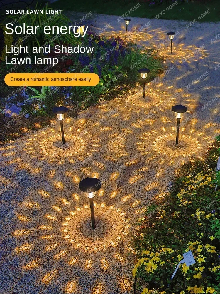 

Solar Lawn Lamp Outdoor Landscape Garden Courtyard Villa Colored Lights Waterproof Balcony Light Decorative Light Ambience Light