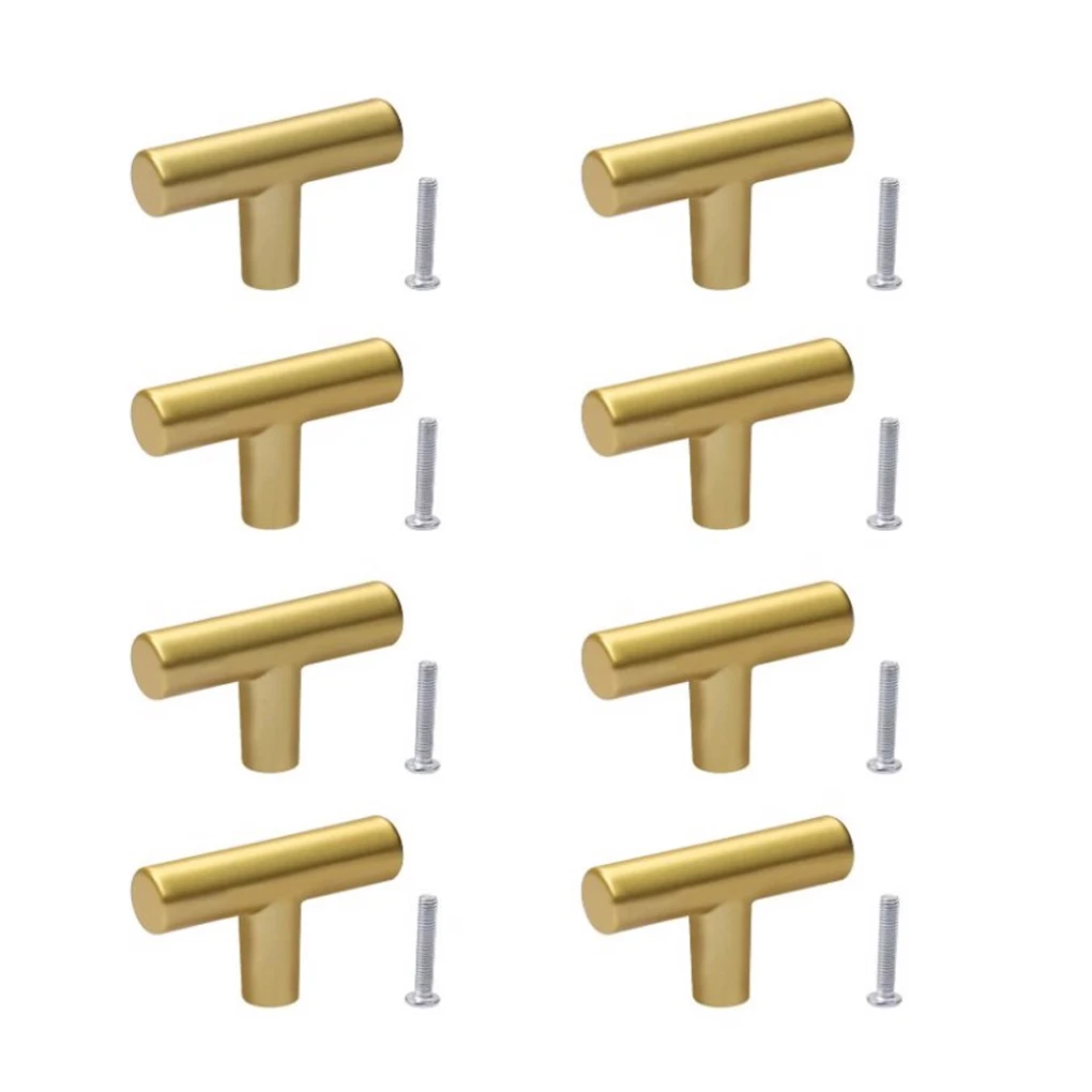 

8Pcs Pull Handles Furniture Hardware Aluminum ple Knobs Drawer Handle Closet Wardrobe Dressing Table Kitchen