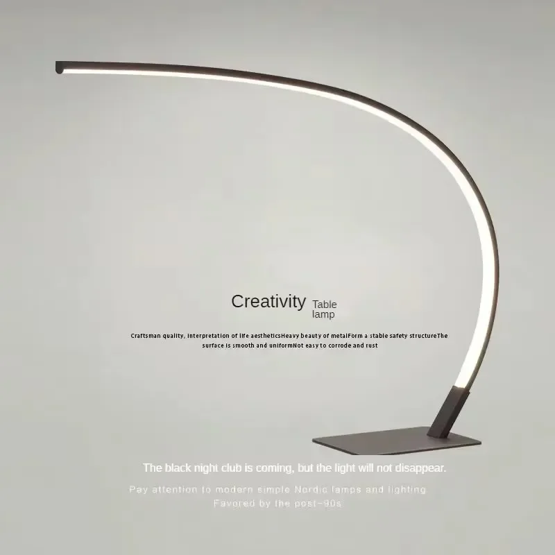 Modern Minimalist Reading LED Desk Lamp Protection Office Student Dormitory Study  Bedroom Room Furniture Lighting Decoration