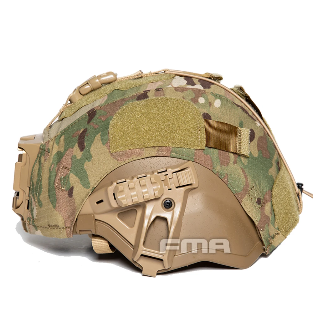 FMA Outdoor IHPS Capacete Versão Pesada 19 Série Capacete em forma de V Guia Rail 7mm de Espessura Capacete com Capa tb1428