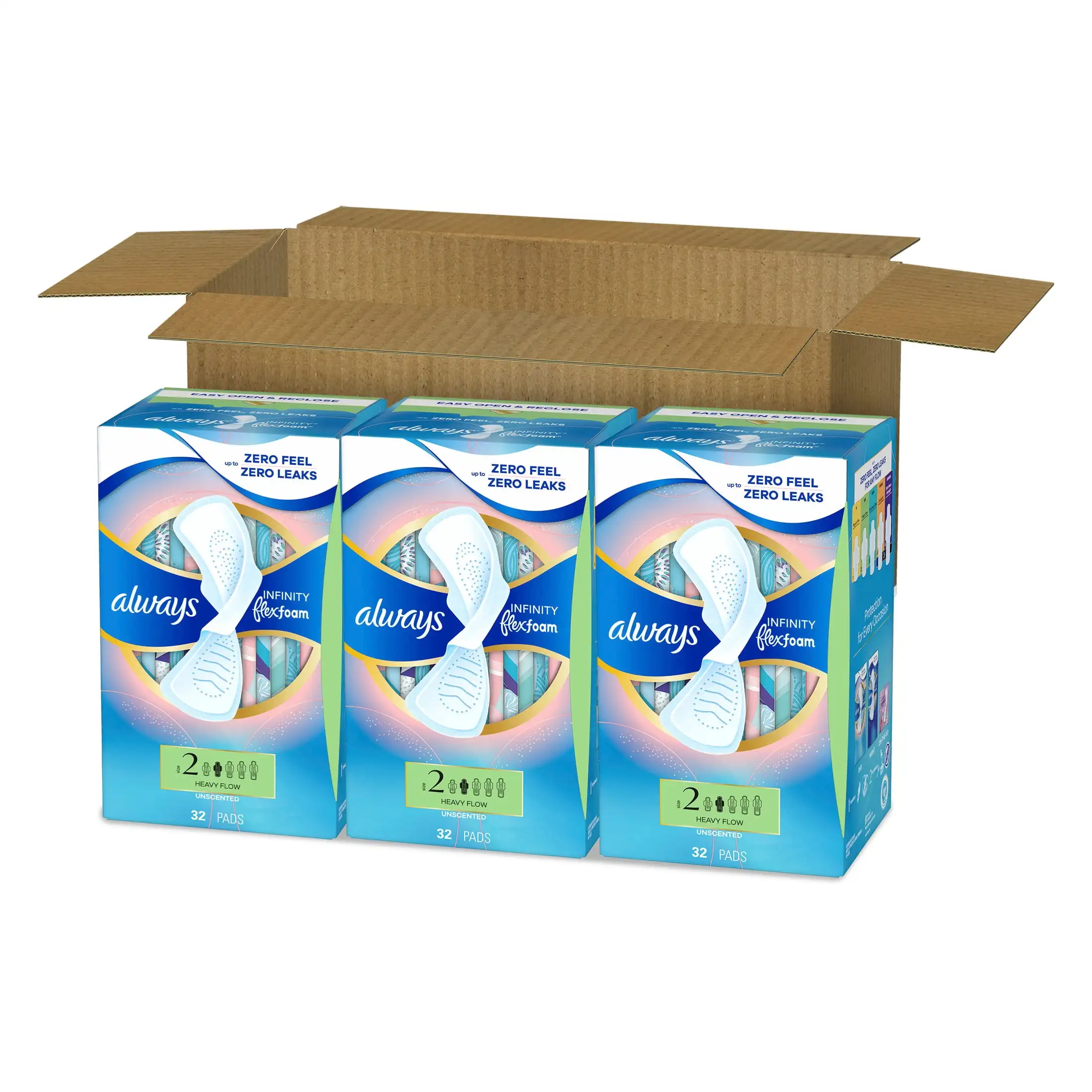 Infinity FlexFoam Heavy Absorbency Pads with Wings