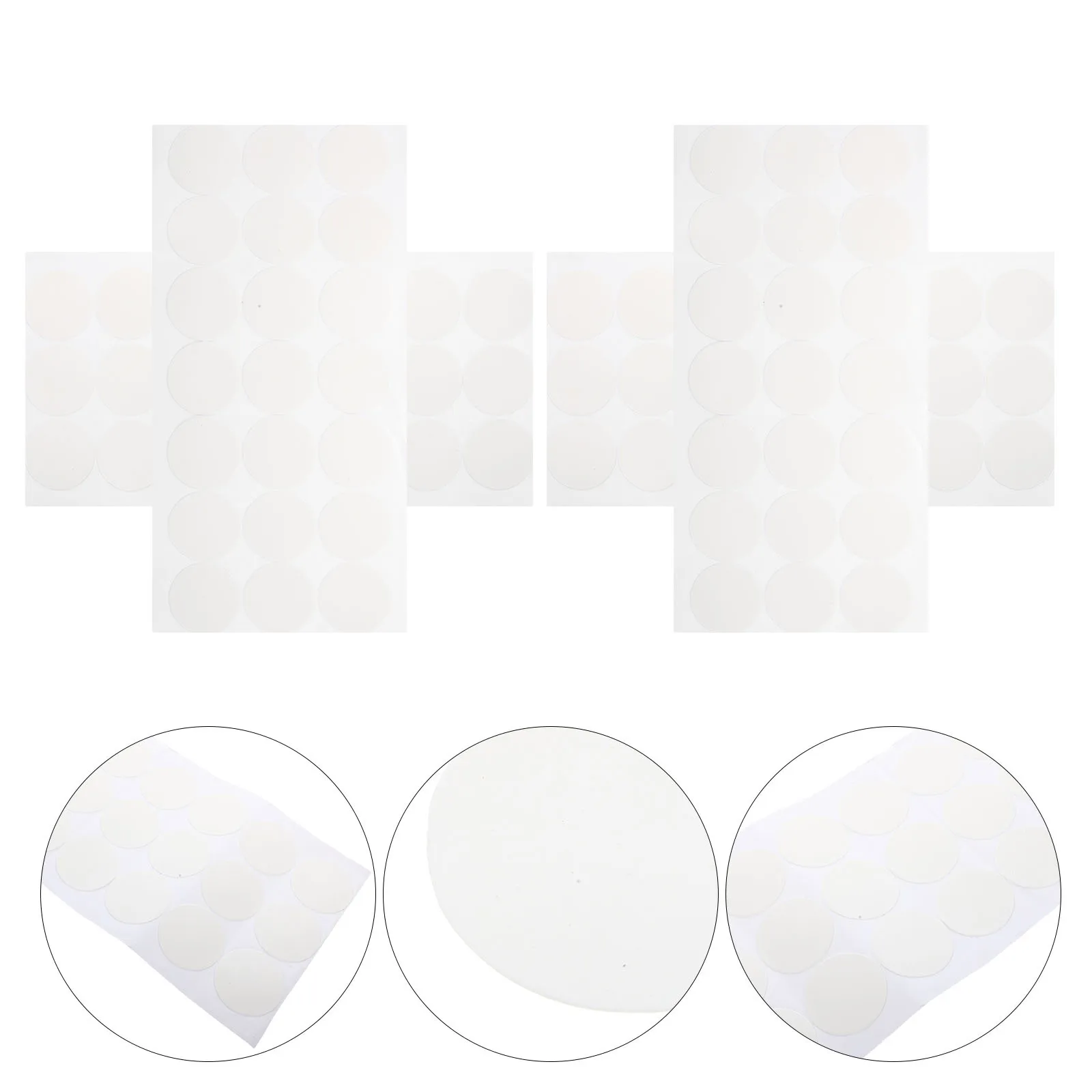 

200Pcs Round Adhesive Tape 5Cm Double-Sided Mounting Pads for Car Dashcam 1.97 Inch High Strength Heat Resistant Adhesive Dots