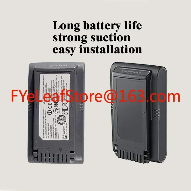 100% New Cleaner Battery VCA-SBT90 for  Vs9000 Jet90 Jet75 Wireless Handheld Vacuum Cleaner Battery.