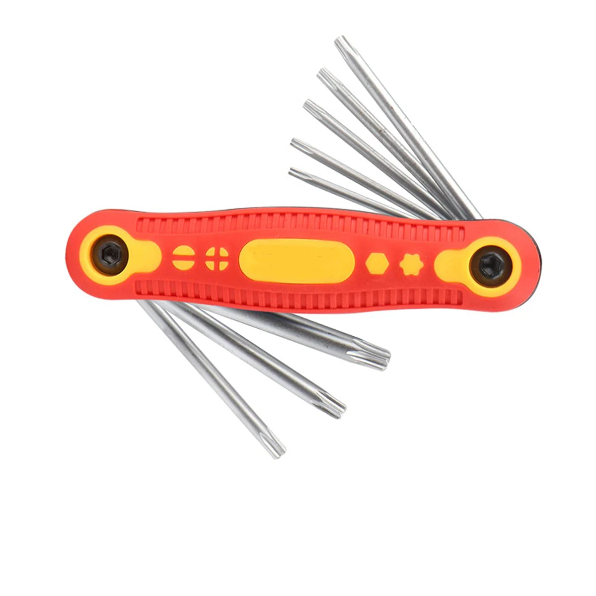 8 in 1 Multifunctional Precision Screwdriver Folding Set Household Screwdriver Cross Plum Blossom Suit 8Pcs  Repair Tool Kit