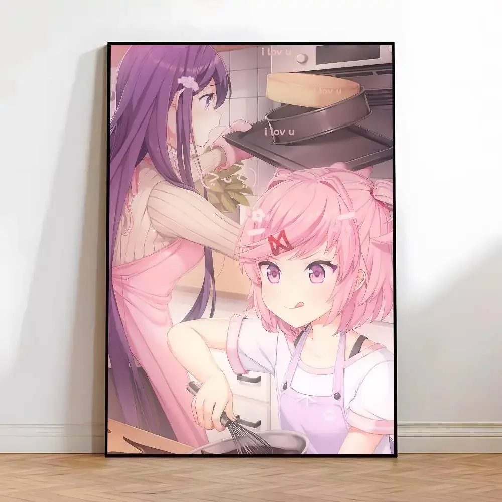 Anime Game Doki Doki Literature Posters HD-Druck, Vintage-Wandkunst, Dekoration für Zuhause, Arbeitszimmer – Detail 10