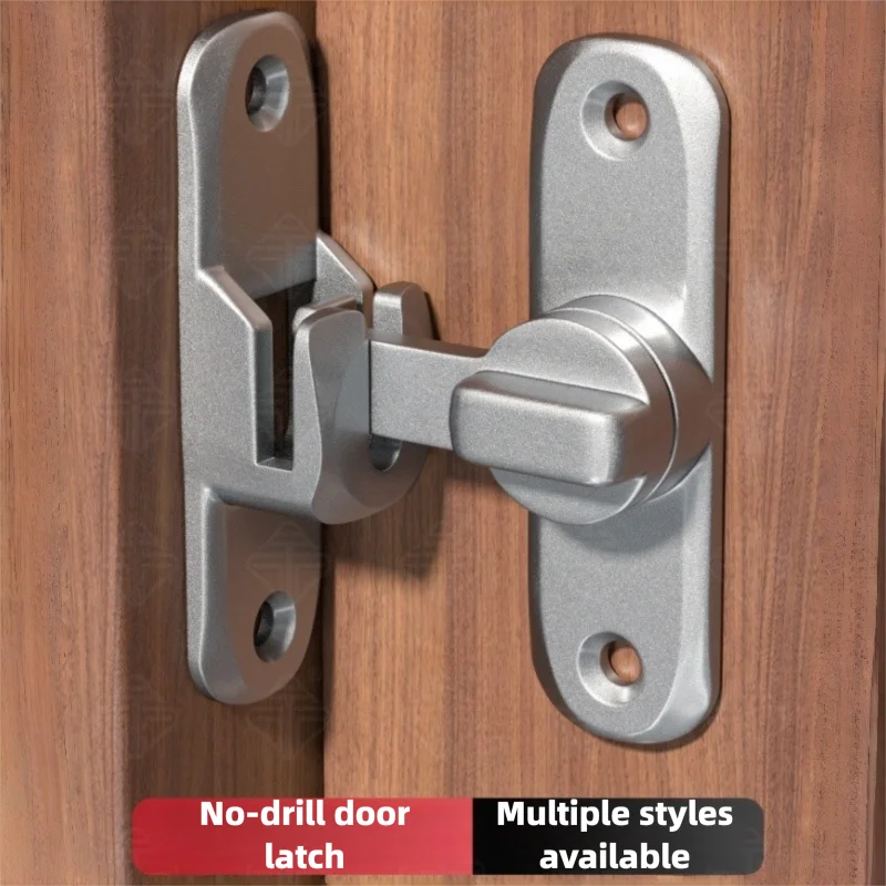 

Заглушка замка-слайдер, штифтовый болт без сверления, простая дверная защелка для ванной комнаты