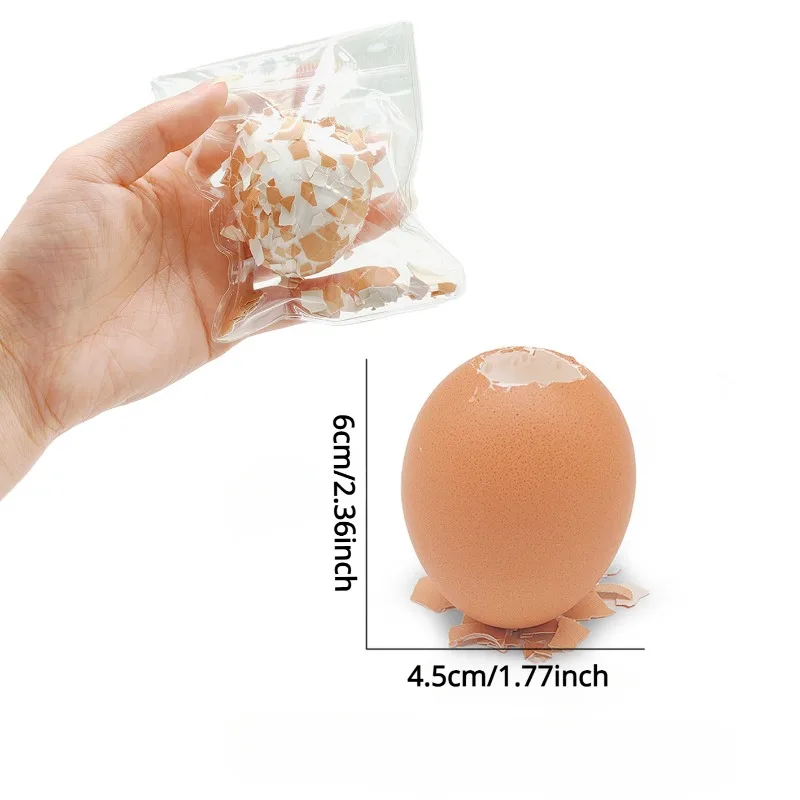 Simulation Egg Squeeze Toy Anti-stress Toy Quail Egg Shell Disposable Squeeze Toy Party Favor Fidget Toy for Kids & Adults