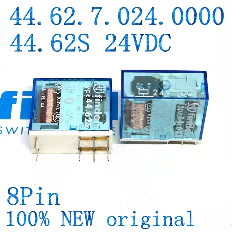 44.62S 24Vdc Finder Relay 8PIN 44.62.7.024.0000 - Electronic Component for Industrial Automation