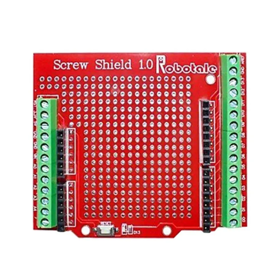 Prototype Screw Shield Terminal Expansion Board Double Side PCB IO Solder for Arduino Mega2560