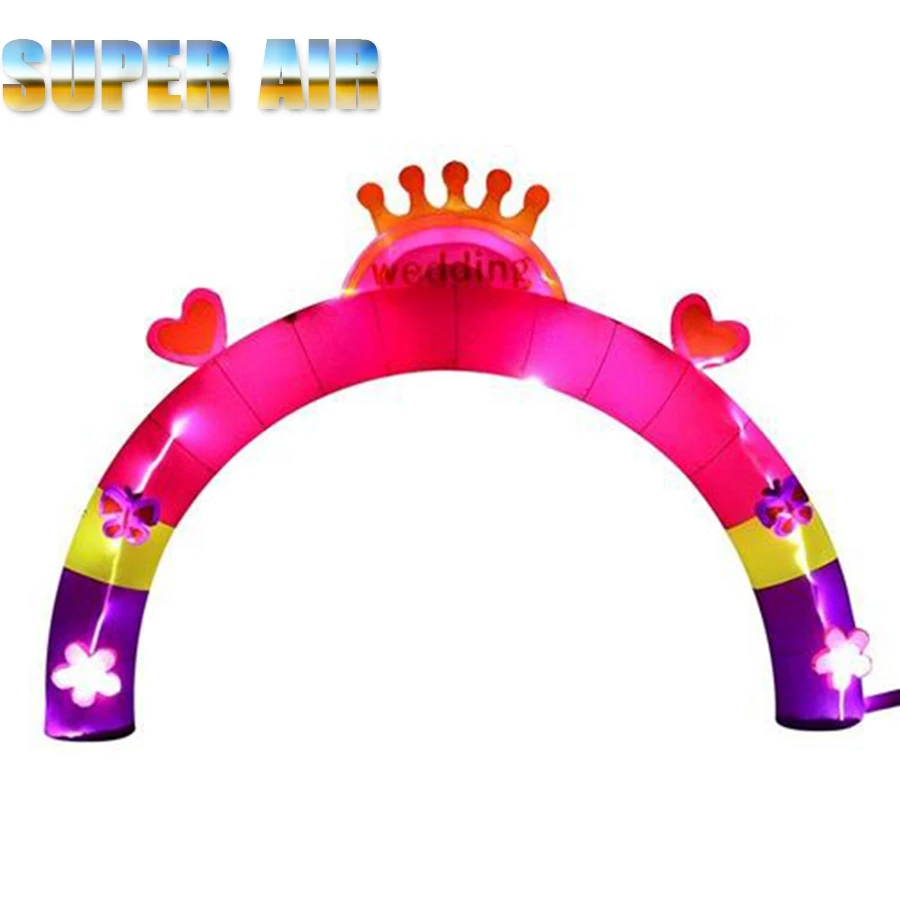 Cartoon inflatable arch outdoor park can move professional custom-made security simple folding